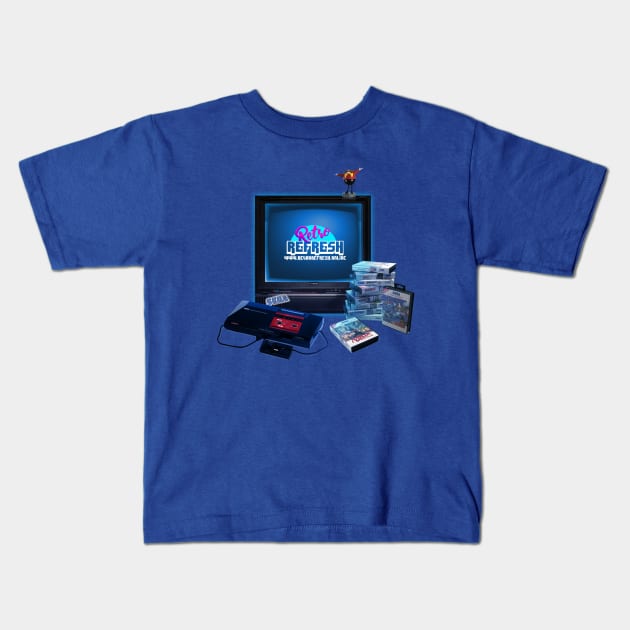 Master System Nostalgia Tee - Retro Refresh Kids T-Shirt by Retro Refresh